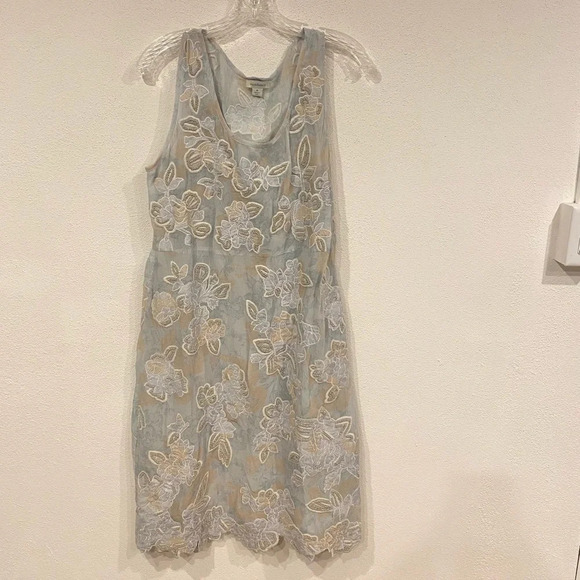 Sundance Moonshadow Beaded Floral Dress Size Medium EUC - Picture 2 of 5